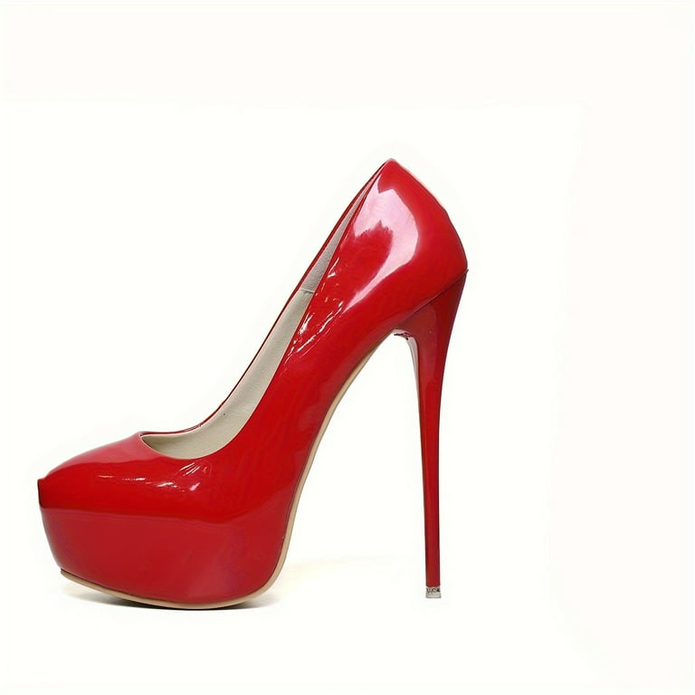 Walmart red high heels online