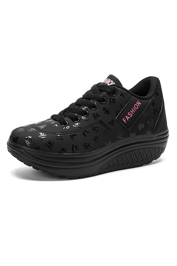 Women's Platform Walking Sneakers with Thick Bottom, All-Day Comfort Walking shoes