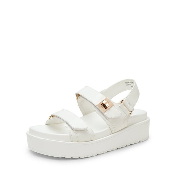 Women's Platform Wedge Sandals with Adjustable Straps and Arch Support Footbed