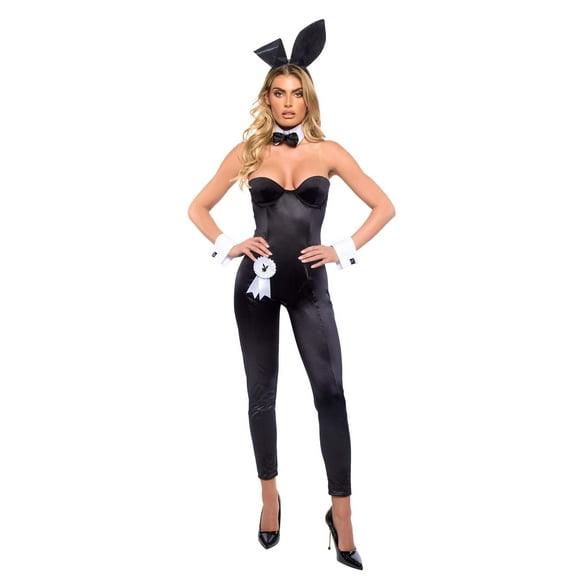 Women's Playboy Black Bunny Classic Playmate Costume