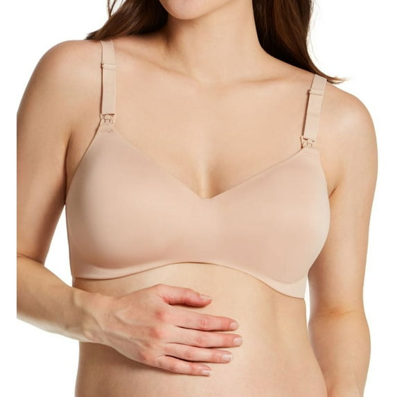 Women's Playtex 3015 Nursing Pure Comfort Bra (Paris Nude XL)