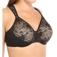 thumbnail image 1 of Women's Playtex 4421 Secrets Signature Florals Underwire Bra (Black/Nude Combo 38D), 1 of 2