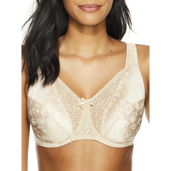 Women's Playtex 4422 Secrets Full Figure Underwire Bra (Taupe 40C)