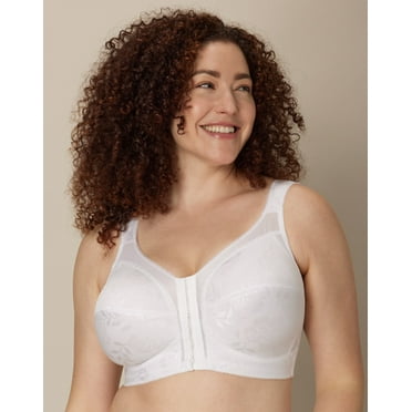 Women's Playtex 4695 18 Hour Comfort Strap Front Close Bra (White 42C)