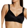 thumbnail image 1 of Women's Playtex 4707 Secrets Perfectly Smooth Wirefree Bra (Black Side Panel 46D), 1 of 1