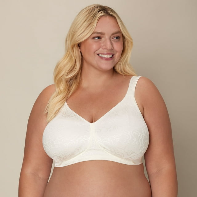 Women's Playtex 4745 18 Hour Ultimate Lift and Support Bra (Mother of Pearl 38DDD)