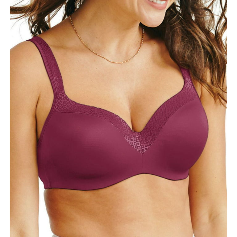 PLAYTEX Lace Non Wired Non Padded Full Cup Bra Red 36C