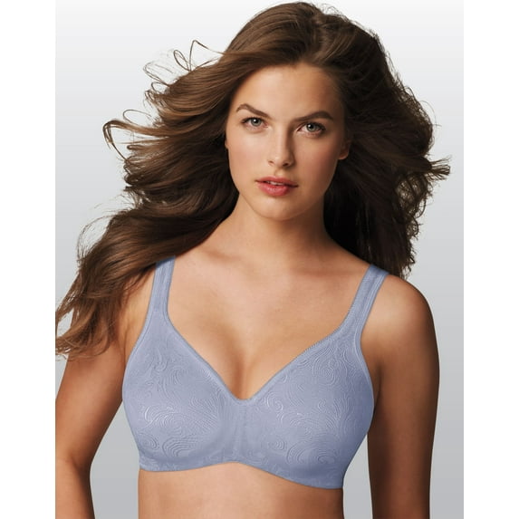 Women's Playtex 4T88 Secrets Undercover Slimming Underwire Bra (Eiffel Grey Jacquard 42DDD)