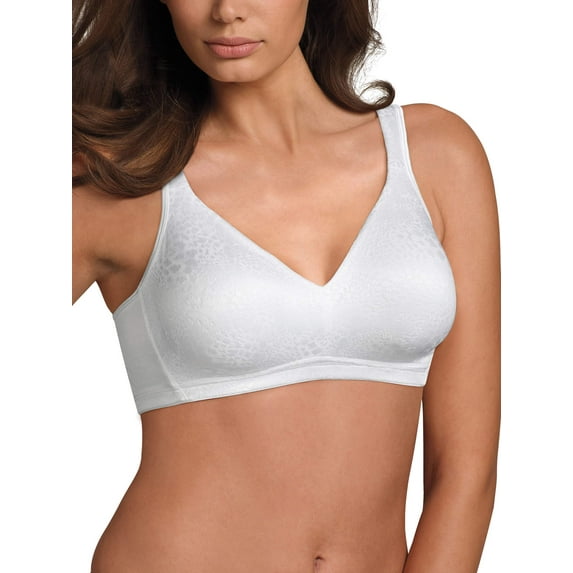 Women's Playtex 5453 18 Hour Fittingly Fabulous Wirefree Bra (White 40C)