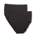 thumbnail image 1 of Women's Playtex PLSOTB Over the Belly Maternity Brief Panty - 2 Pack (Black/Black M), 1 of 1