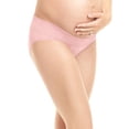 thumbnail image 1 of Playtex Maternity Fold Down Modern Brief, 3-Pack In the Navy/White Dot Print/White/Gentle Peach M Women's, 1 of 7