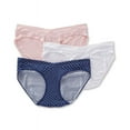 thumbnail image 1 of Women's Playtex PMVFHS Maternity V-Front Hipster Panty - 3 Pack (NavyWhtDot/White/Peach 2X), 1 of 4
