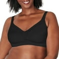thumbnail image 1 of Women's Playtex US4699 18 Hour Bounce Control Wirefree Bra (Black 44DDD), 1 of 6
