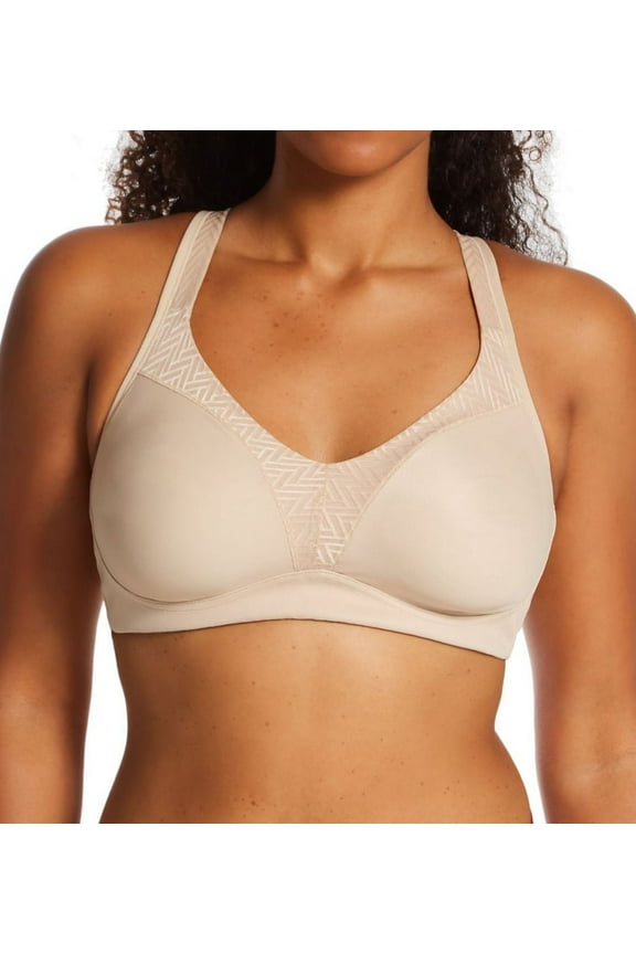 Women's Playtex US4699 18 Hour Bounce Control Wirefree Bra (Taupe 36DD)