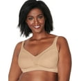 thumbnail image 1 of Women's Playtex US4699 18 Hour Bounce Control Wirefree Bra (Taupe 44C), 1 of 4