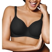 Women's Playtex US4824 Shape Lined Balconette Wirefree Bra (Black 36DD)