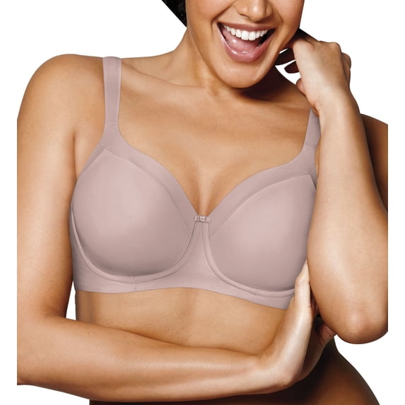 Women's Playtex US4824 Shape Lined Balconette Wirefree Bra (Evening Blush 40DDD)