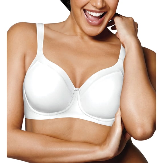Women's Playtex US4824 Shape Lined Balconette Wirefree Bra (White 38C)