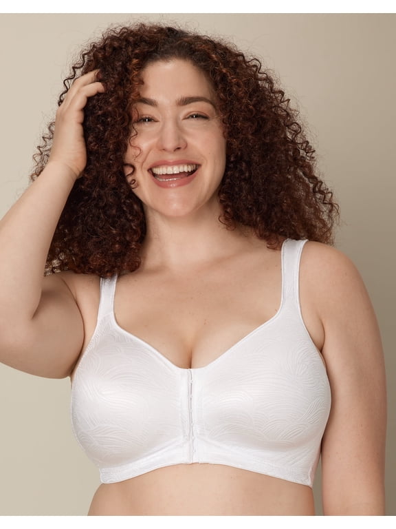 18 Hour Wirefree Bra Front Close Back Power Support Womens USE525