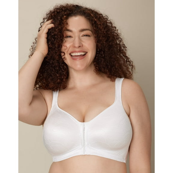 Playtex 18 Hour Wirefree Bra Front Close Back Power Support Womens USE525