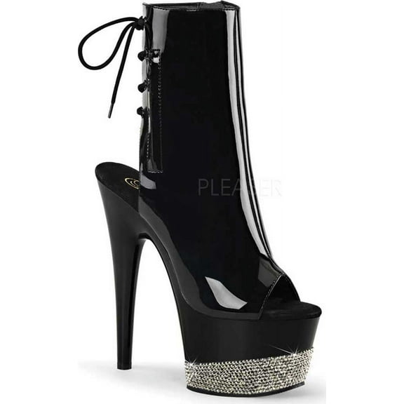 Women's Pleaser Adore 1018-3 Open-Toe Ankle Boot