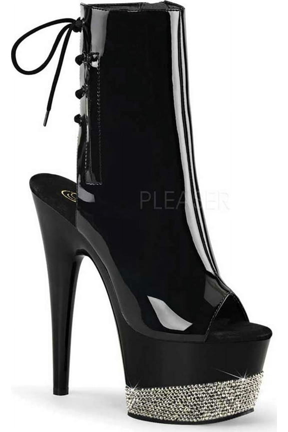 Women's Pleaser Adore 1018-3 Open-Toe Ankle Boot