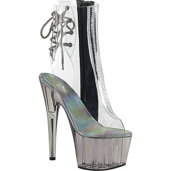 Women's Pleaser Adore 1018C-RB Open Toe Bootie