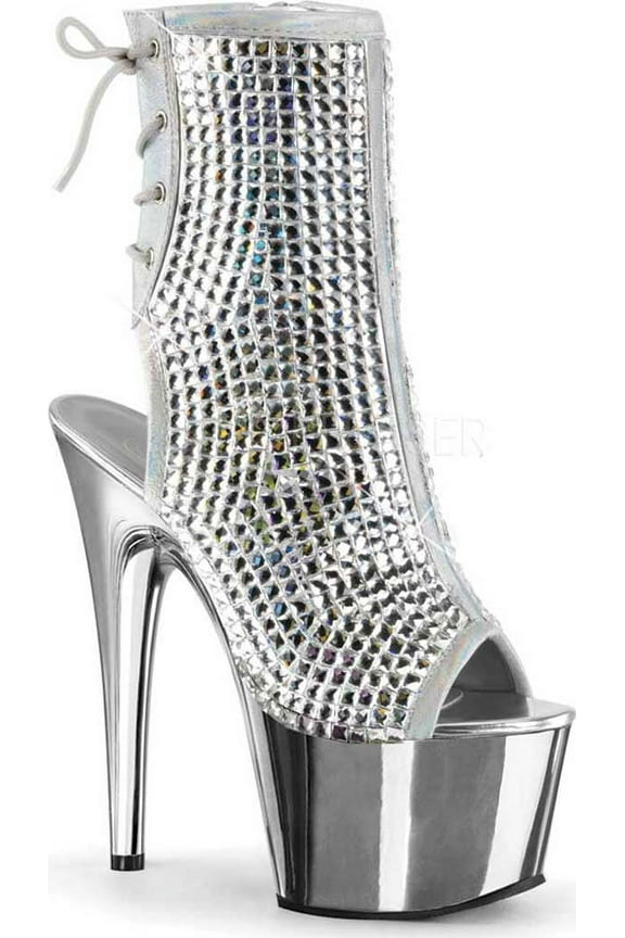 Women's Pleaser Adore 1018DCS Open-Toe Bootie