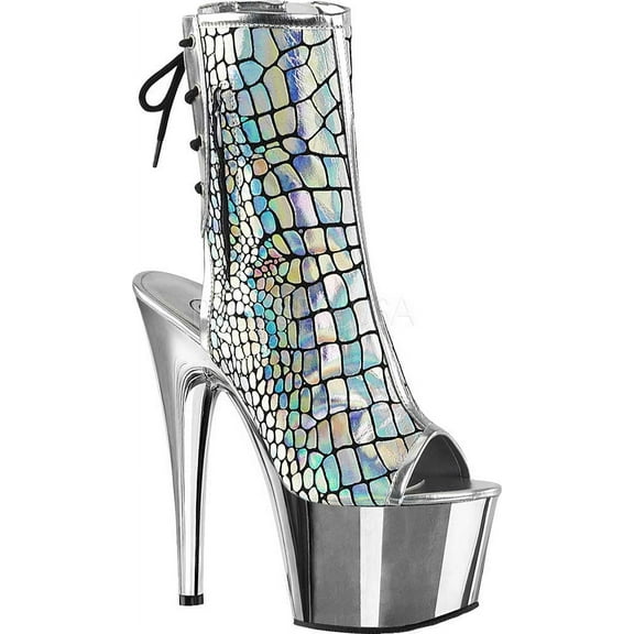 Women's Pleaser Adore 1018HG Open-Toe Bootie