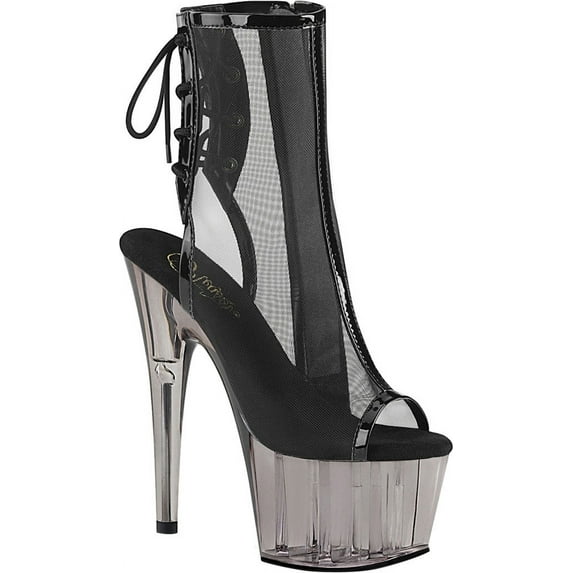 Women's Pleaser Adore 1018MSHT Heeled Open Toe Bootie