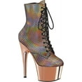 thumbnail image 1 of Women's Pleaser Adore 1020HFN Holographic Platform Mid Calf Boot, 1 of 2