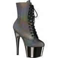 thumbnail image 1 of Women's Pleaser Adore 1020HFN Holographic Platform Mid Calf Boot, 1 of 2