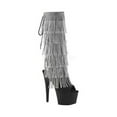 thumbnail image 1 of Women's Pleaser Adore 2024RSF Open-Toe Fringe Knee-High Boot, 1 of 5