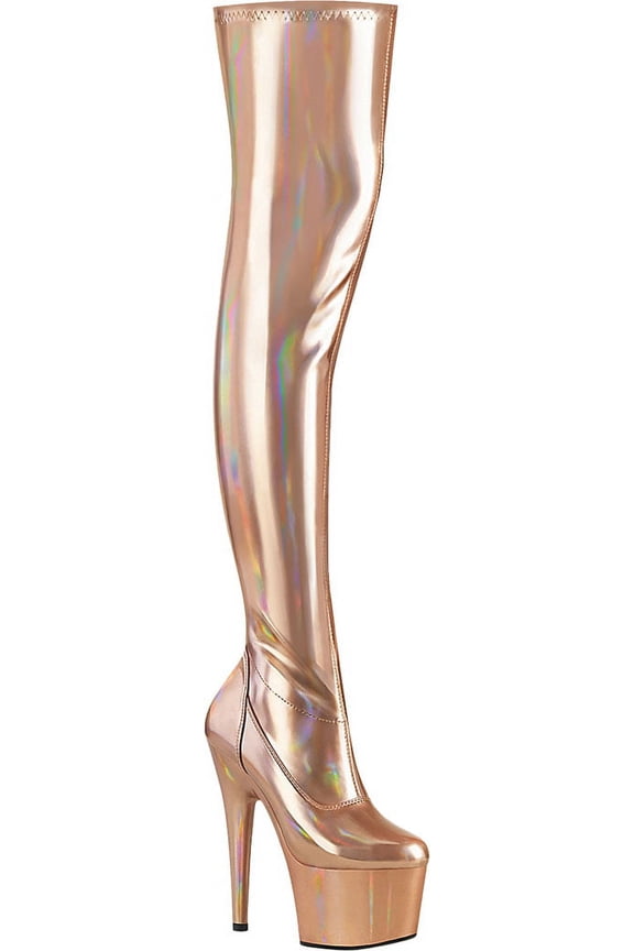Women's Pleaser Adore 3000HWR Platform Thigh High Boot
