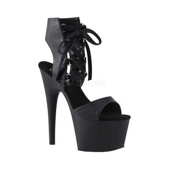 Women's Pleaser Adore 700-14 Lace-Up Ankle-Cuff Platform Sandal