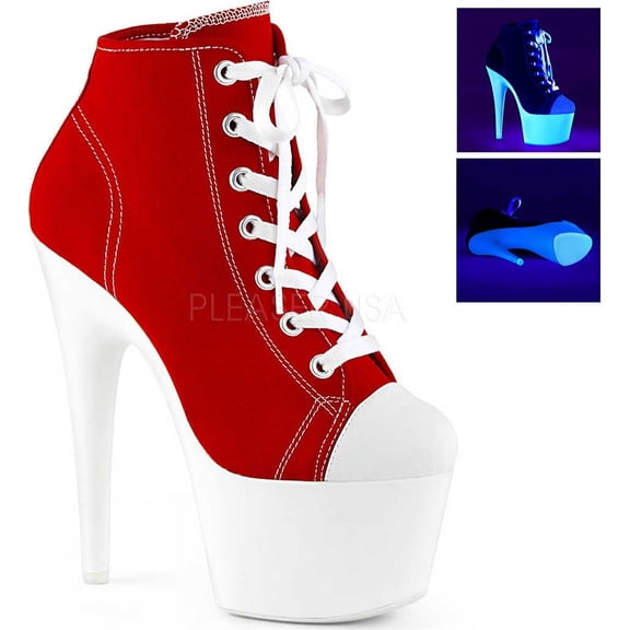 Women's Pleaser Adore 700SK Lace Up Platform Sneaker