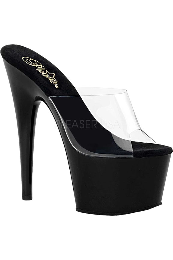 Women's Pleaser Adore 701 Platform Slide Stiletto Sandal