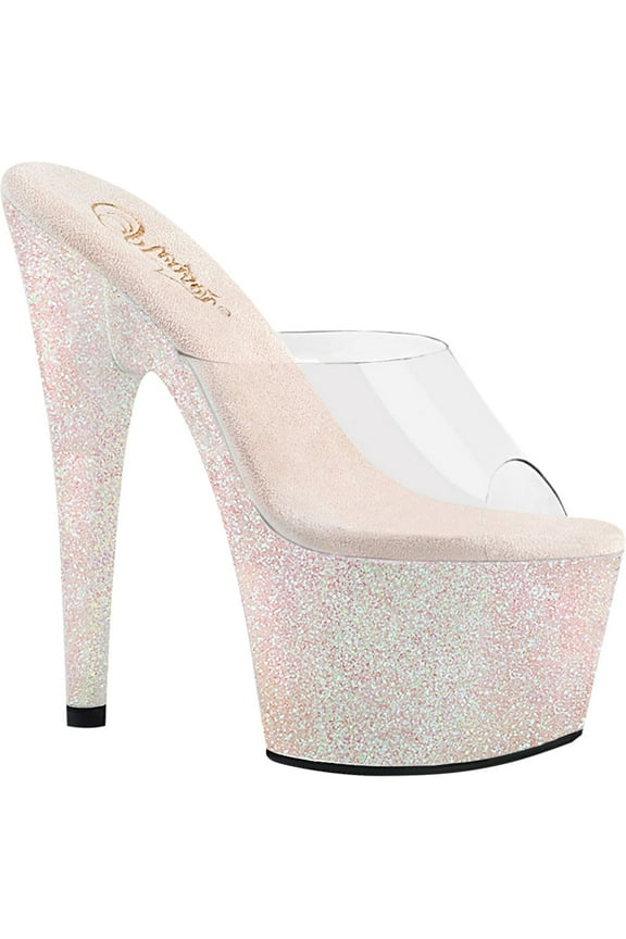 Women's Pleaser Adore 701HMG Heeled Platform Slide