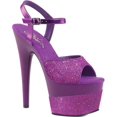 thumbnail image 1 of Women's Pleaser Adore 709-2G Ankle Strap Sandal, 1 of 5
