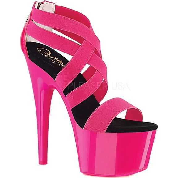 Women's Pleaser Adore 769UV Criss Cross Strappy Sandal