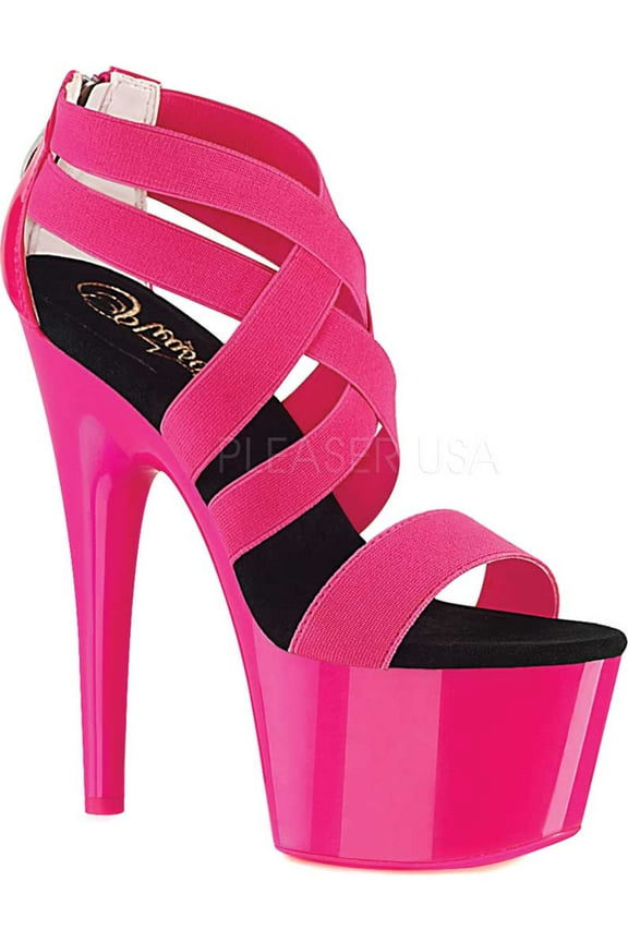 Women's Pleaser Adore 769UV Criss Cross Strappy Sandal