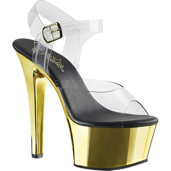 Women's Pleaser Aspire 608 Ankle-Strap Sandal