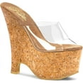 thumbnail image 1 of Women's Pleaser Beau 601 Wedge Slide, 1 of 2