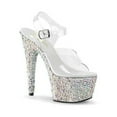 thumbnail image 1 of Women's Pleaser Bejeweled 708MS Ankle Strap Sandal, 1 of 2