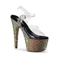 thumbnail image 1 of Women's Pleaser Bejeweled 708MS Ankle Strap Sandal, 1 of 2