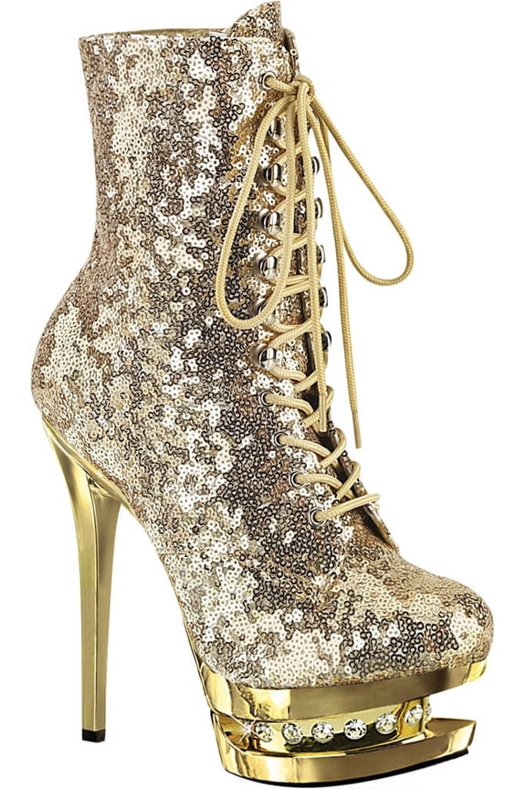 Women's Pleaser Blondie R-1020 Heeled Ankle Bootie