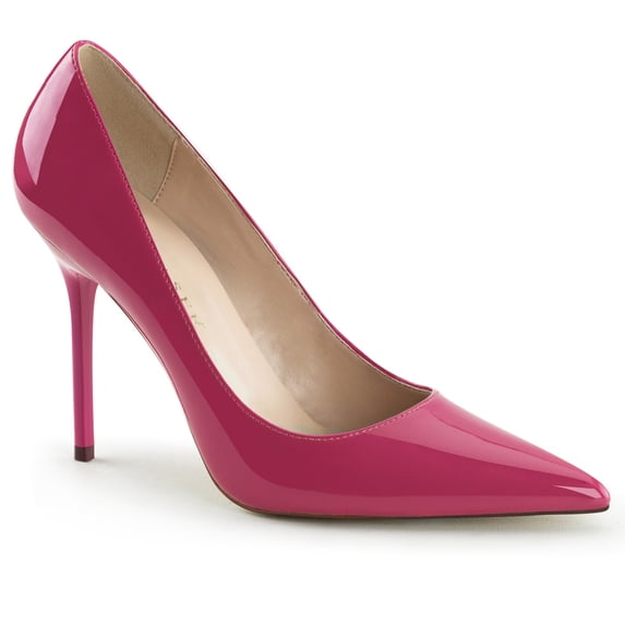 4" Pointed-Toe Pump - H. Pink Pat, 5