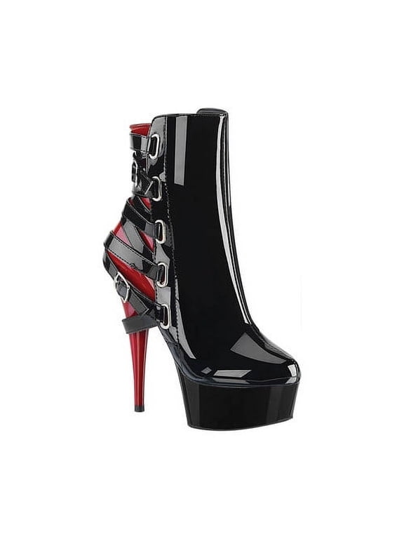 Women's Pleaser Delight 1012 Heeled Ankle Bootie