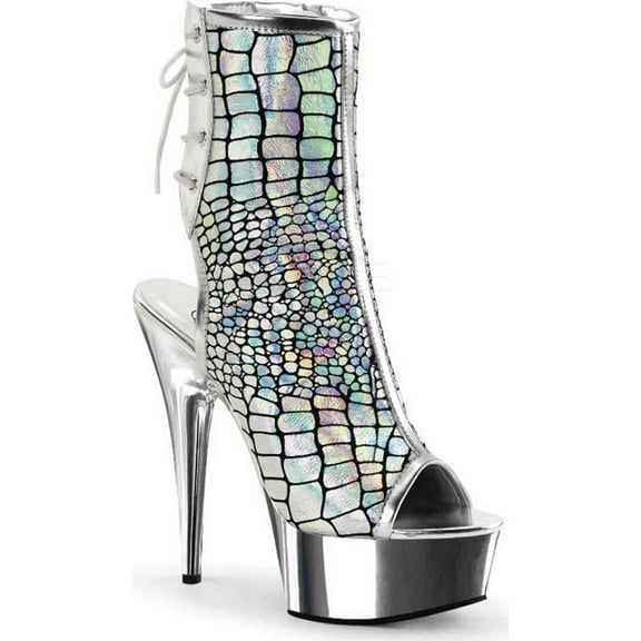 Women's Pleaser Delight 1018HG Open Toe Bootie