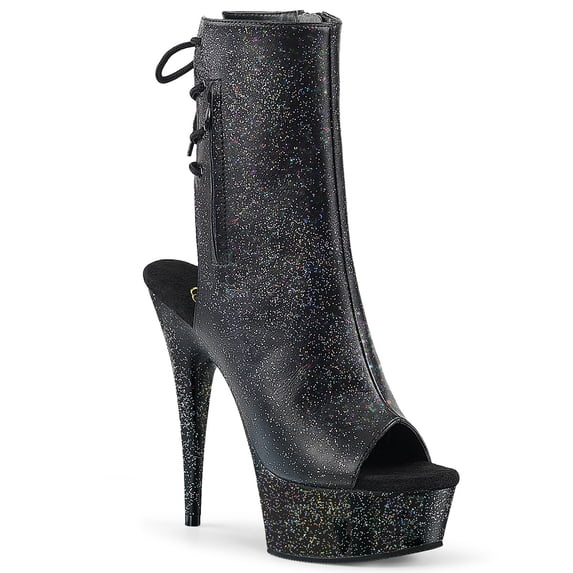 Women's Pleaser Delight 1018MMG Open-Toe Bootie